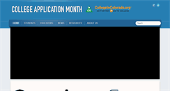 Desktop Screenshot of ciccollegeappmonth.org